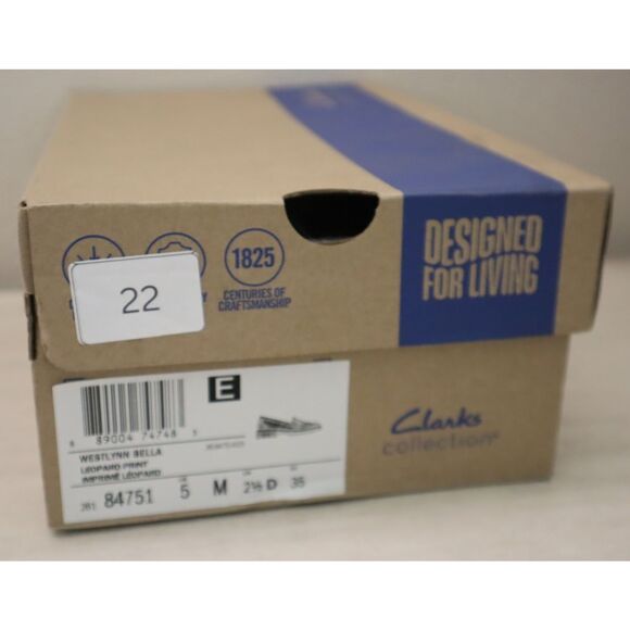 Clarks 26184751 Women's Sz 5M Leopard Print Leather Westlynn Bella Loafers - Picture 11 of 11